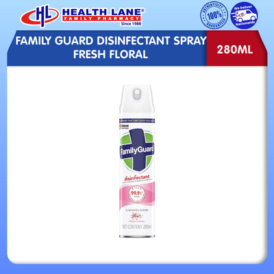 FAMILY GUARD DISINFECTANT SPRAY- FRESH FLORAL (280ML)
